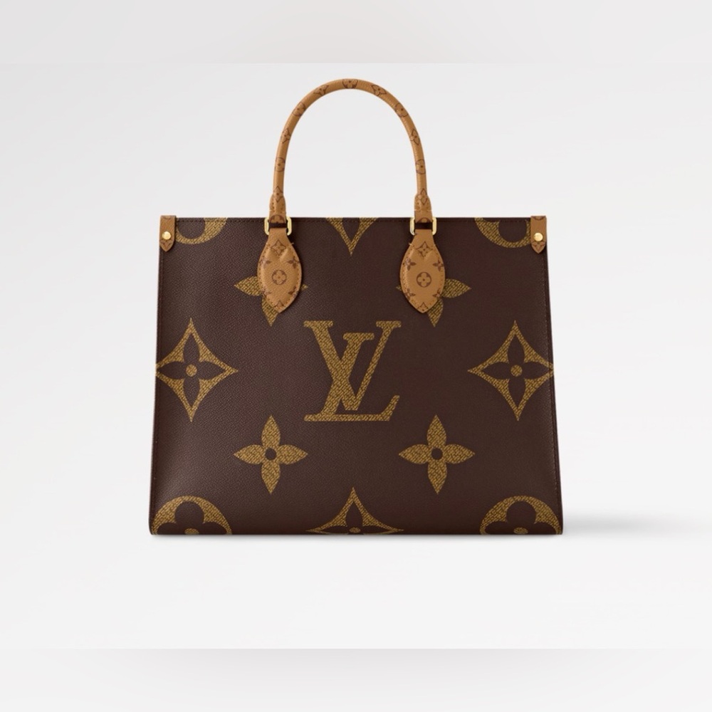 LOUIS VUITTON GIANT REVERSE ON THE GO MM TOTE AUTHENTIC AND NEW